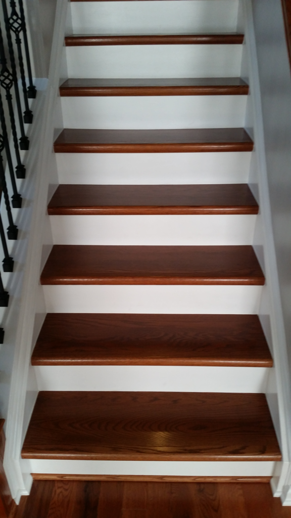 Custom carpentry and stairs by Fantasia Tile
