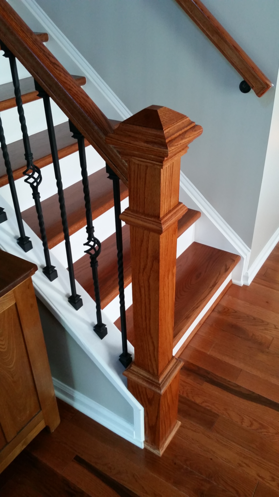 Custom carpentry and stairs by Fantasia Tile