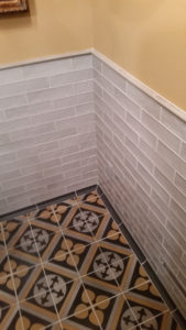 Fantasia Tile & Remodeling - North Raleigh Powder Room Renovation